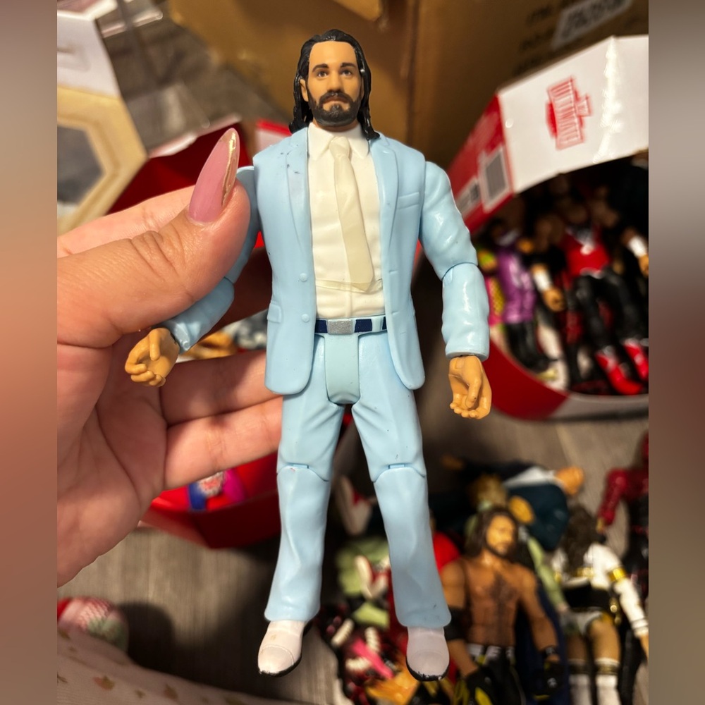 Mattel WWE Basic Series #134 Seth Rollins action figure.